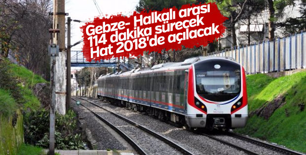 Gebze-Halkalı banliyö metro hattı ekim ayında hizmete girecek